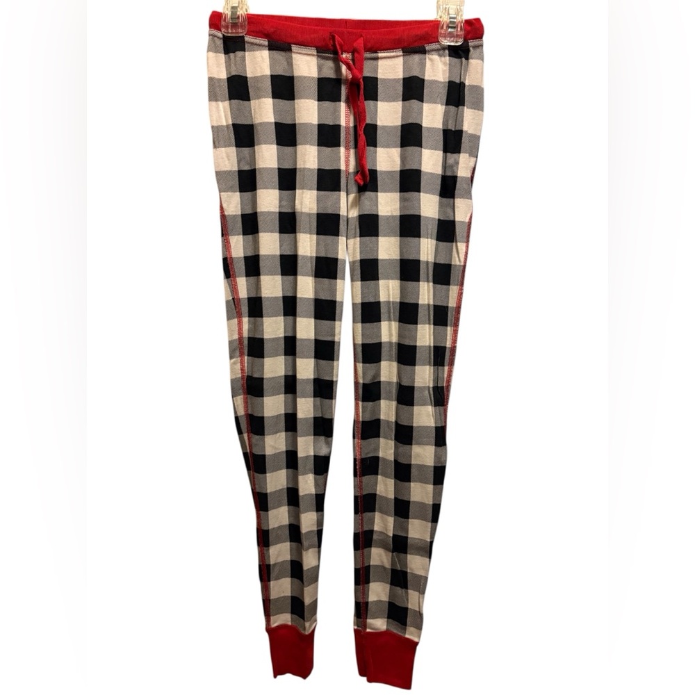 Hanna Andersson Women’s Red and Black Plaid Pajama Pants Size XS